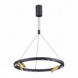 Светильник подвесной 3918/48L Odeon Light Черный/золотистый