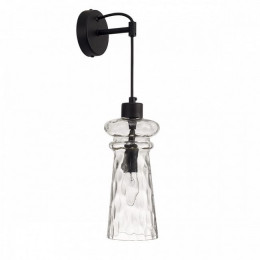 Светильник настенный 4966/1W Odeon Light Матовый черный/прозрачный/металл/стекло