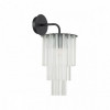 Светильник настенный 4921/1W Odeon Light Черный/прозрач./матов./стекло