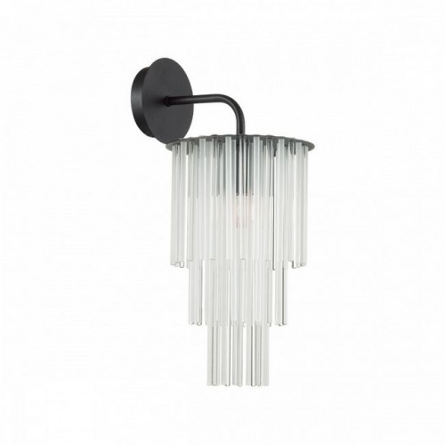 Светильник настенный 4921/1W Odeon Light Черный/прозрач./матов./стекло