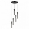 Люстра 5058/25L Odeon Light Черный/дымчатый