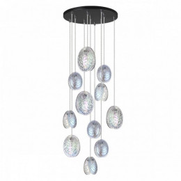 Люстра 5039/11 Odeon Light Черный/перламутровый