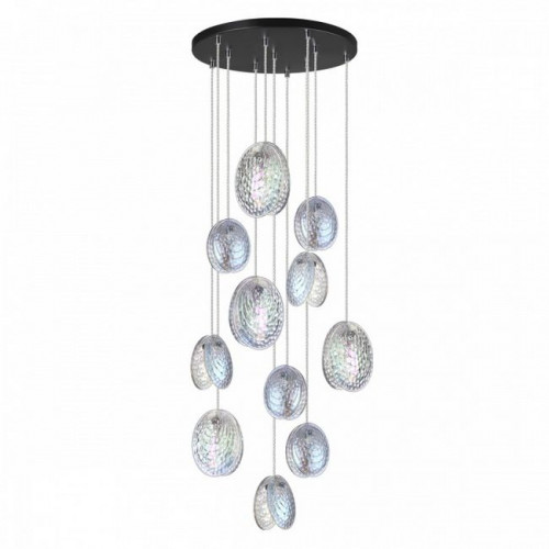 Люстра 5039/11 Odeon Light Черный/перламутровый