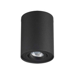 3565/1C HIGHTECH ODL18 257 черный Потолочный накладной светильник IP20 GU10 1*50W 220V PILLARON