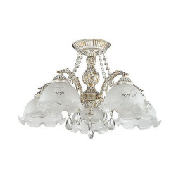 Люстра 3126/5C Lumion Белый с золотой патиной