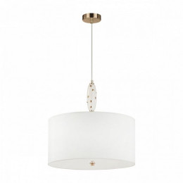 Люстра 5423/5 Odeon Light Exclusive Золотой/молочный/белый
