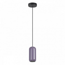 Светильник подвесной 5053/1 Odeon Light Черный/сиреневый