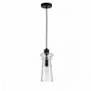 Светильник подвесной 4966/1A Odeon Light Матовый черный/прозрачный/металл/стекло