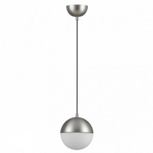 Светильник подвесной 4959/1 Odeon Light Мат.никель/металл/белый/стекло