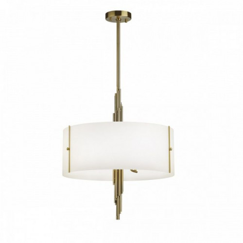 Люстра 5415/6 Odeon Light Exclusive Античная бронза/белый матовый