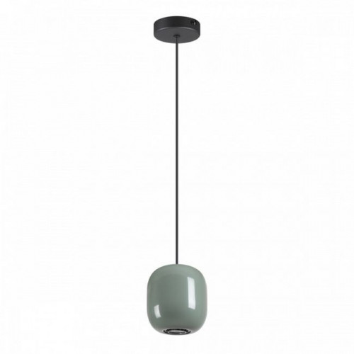 Светильник подвесной 5053/1C Odeon Light Черный/зеленый