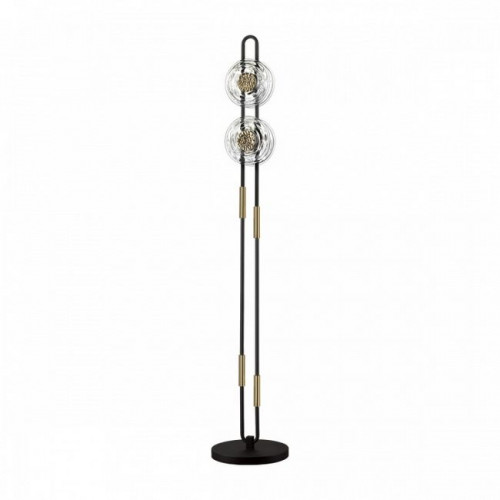 Торшер 5407/23FL Odeon Light Exclusive Черный/золотой