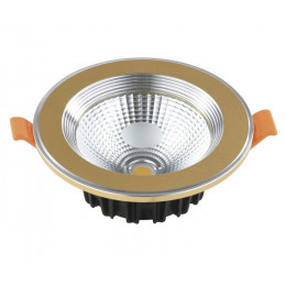 2135,33(4000K) Светильник золото d10,6 h4 Led 7W