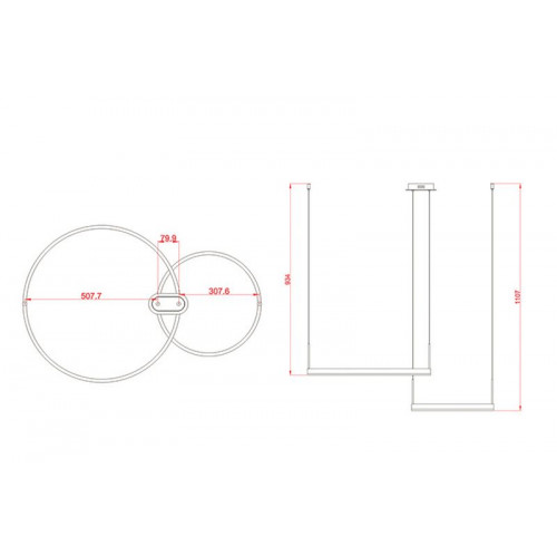 Люстра подвесная 08219,33P(3000K) Kink Light Матовое золото