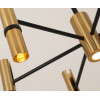 Люстра на штанге 08425-7,19-20 Kink Light Черный + Бронза