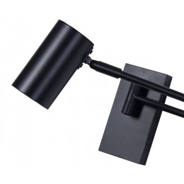 07657,19 Бра Хэлли черный Gu10 1*5W