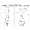 Люстра подвесная 08219,33(3000K) Kink Light Матовое золото
