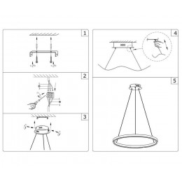 Светильник подвесной 08228,33P(3000K) Kink Light Матовое золото