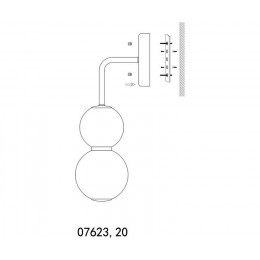Бра 07623,20 Kink Light Бронза