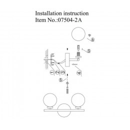 Бра 07504-2,20 Kink Light Бронза