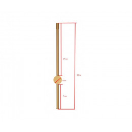Светильник настенный 08423-60,19(3000K) Kink Light Черный