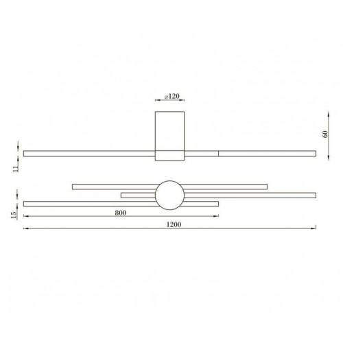Светильник настенный 08428-1203,19 Kink Light Черный
