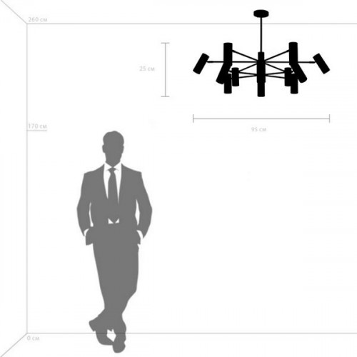 Светильник потолочный 718323 Lightstar Шампань