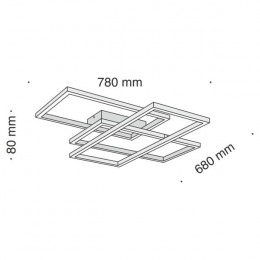 Светильник потолочный MOD015CL-L80W4K Maytoni Белый