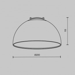 Светильник подвесной TR126B-20W3K-W Maytoni Белый