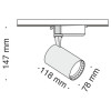 Светильник трековый TR003-1-12W3K-W Maytoni Белый