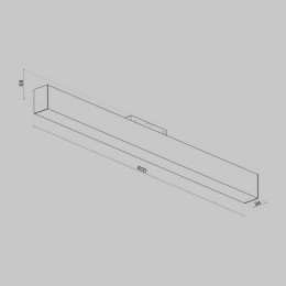 Светильник трековый TR012-2-20W3K-W Maytoni Белый