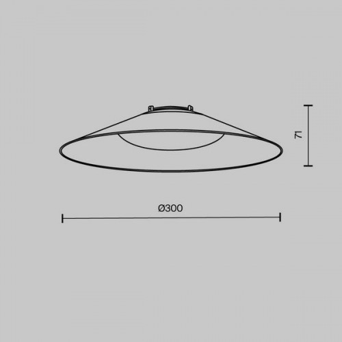 Светильник подвесной TR127B-12W3K-W Maytoni Белый