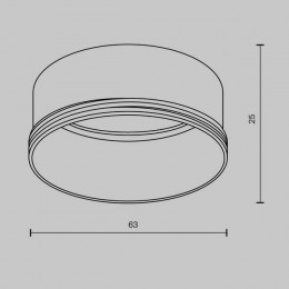 Кольцо декоративное RingL-20-W Maytoni Белый