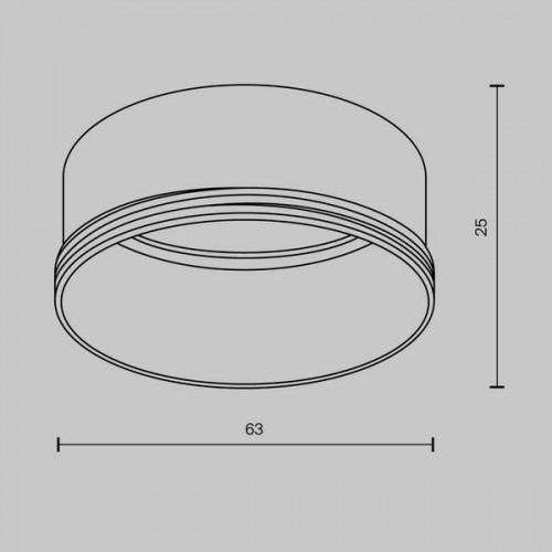 Кольцо декоративное RingL-20-W Maytoni Белый