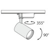 Светильник трековый TR003-1-12W3K-W Maytoni Белый