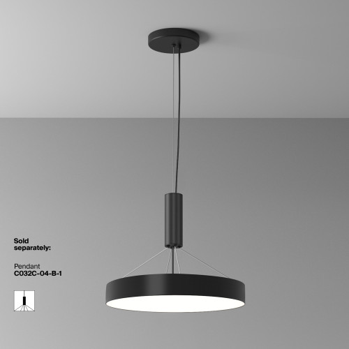Светильник потолочный C032CL-45W4K-RD-B Maytoni Черный