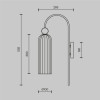 Светильник настенный MOD302WL-01W Maytoni Золото