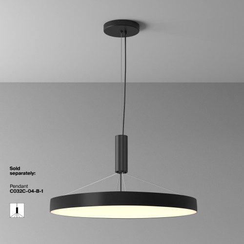 Светильник потолочный C032CL-90W3K-RD-B Maytoni Черный
