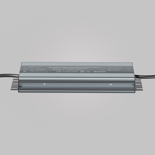 Блок питания PSL008-200W-48V-IP67 Maytoni Серебро