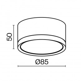 Светильник потолочный C086CL-GX53-SRD-BG Maytoni Черный с Золотом