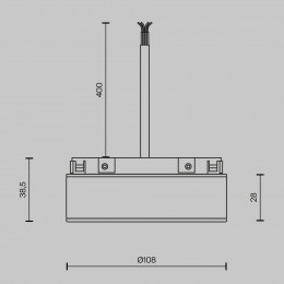 Блок питания TRA172DR-100W-DS-B Maytoni Черный