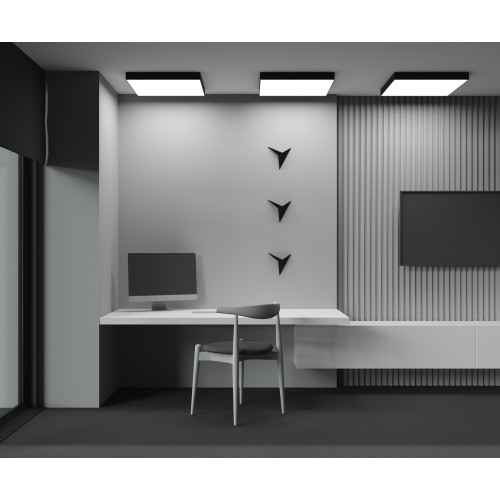 Светильник потолочный C032CL-90W4K-SQ-B Maytoni Черный