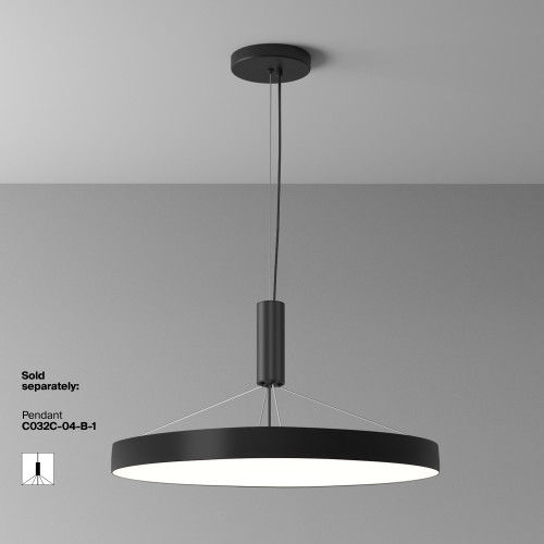 Светильник потолочный C032CL-90W4K-RD-B Maytoni Черный