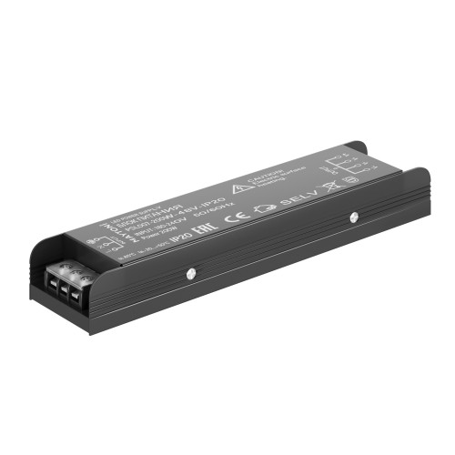 Блок питания PSL007-200W-48V-IP20 Maytoni Черный