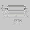 Блок питания PSL008-100W-48V-IP67 Maytoni Серебро