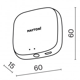 Модуль MD-TRA034-W Maytoni Белый