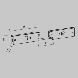 Система трековая TRA184CPC-1B-3 Maytoni Черный