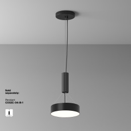 Светильник потолочный C032CL-24W4K-RD-B Maytoni Черный