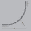 Система трековая TRA184-R900-12B Maytoni Черный