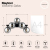 Светильник настенный MOD547WL-05B Maytoni Черный